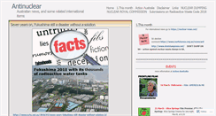 Desktop Screenshot of antinuclear.net